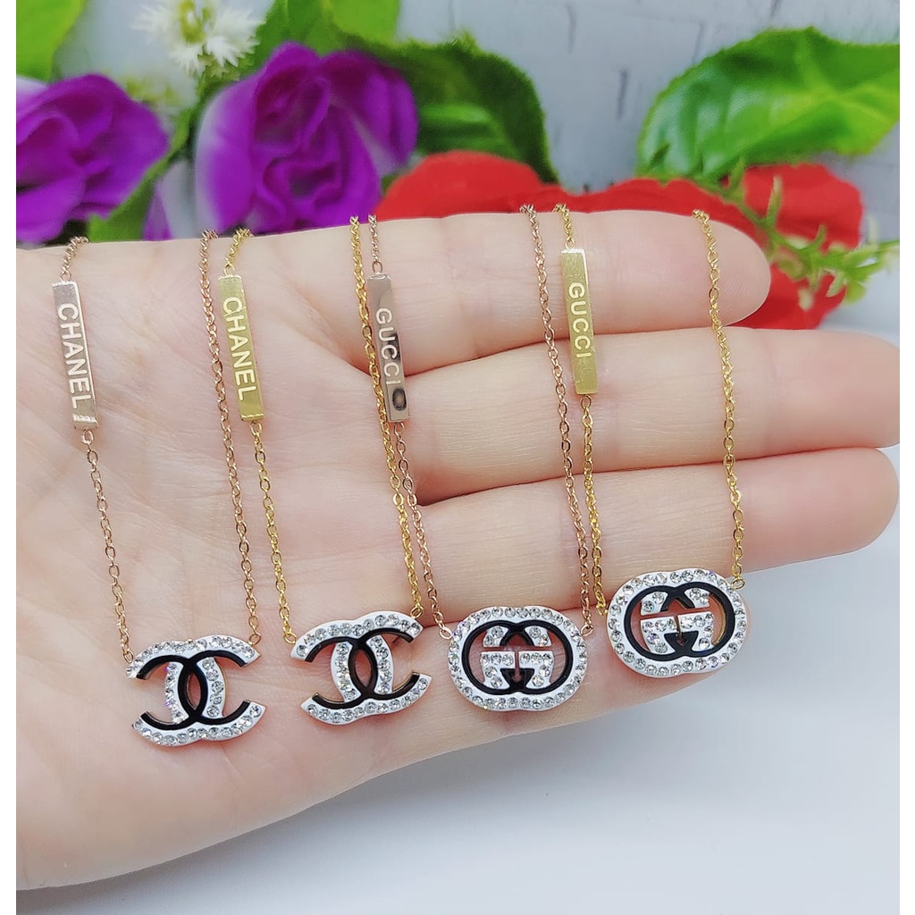 Kalung Titanium Permata Gi &amp; C Terbaru