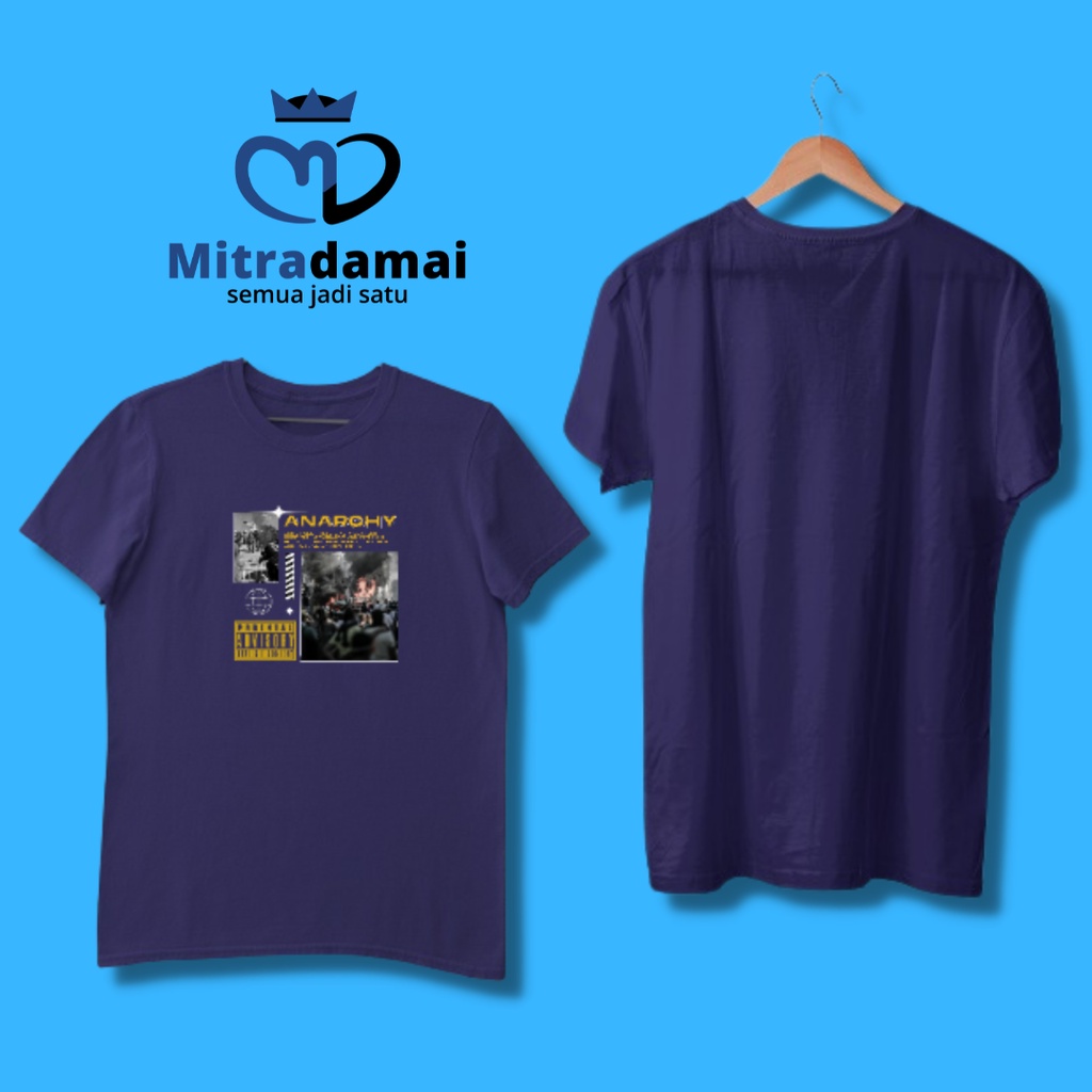 BAJU KAOS DISTRO LAKI-LAKI KEKINIAN PREMIUM TEMA ANARKI - MITRADAMAI