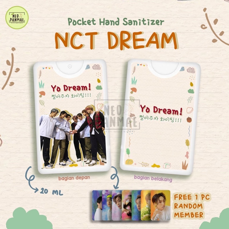 NCT HAND SANITIZER - POCKET HAND SANITIZER - HAND SANITIZER - KPOP