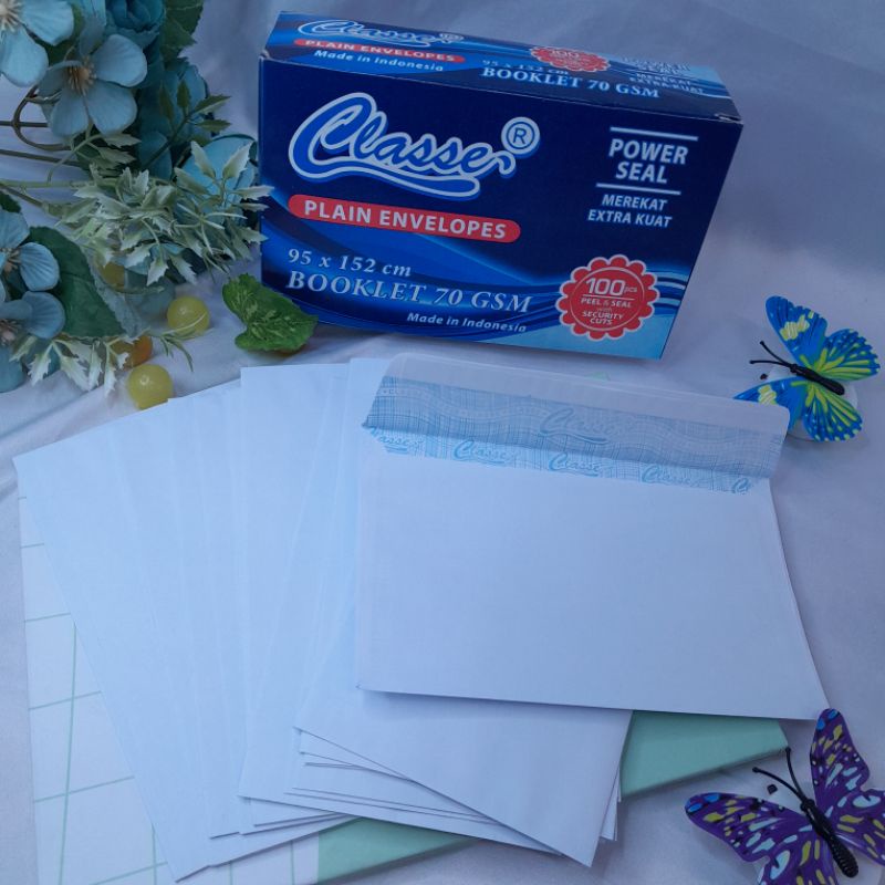 

Amplop Isi 100pcs Amplop Grandia Classe Booklet 70Gsm Murah Grosir