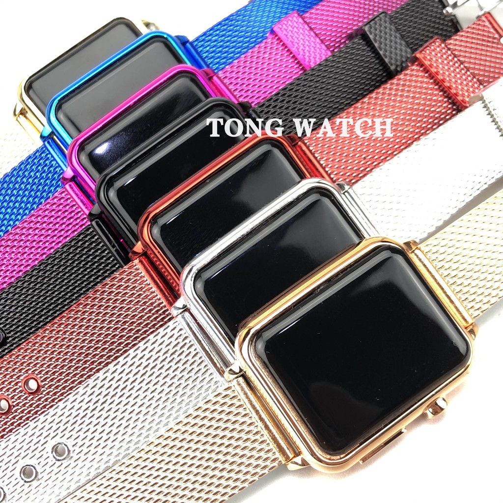 ✅[COD] JAM TANGAN WATCH RUBBER HITAM TOUCH SCREEN CASE WARNA WATCH WANITA PRIA M75