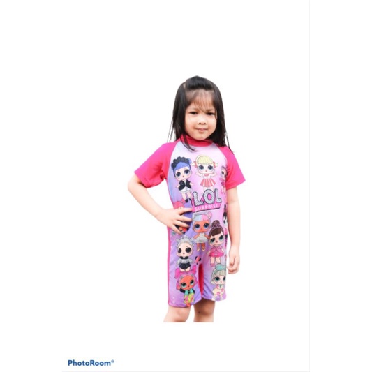 new terlaris baju renang anak cewek perempuan terbaru diving disney LOL Pony Frozen hellokitty