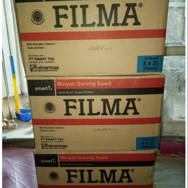 

MinyaK filma 2 Liter 1 Dus Isi 6 harga untuk 1 Dus