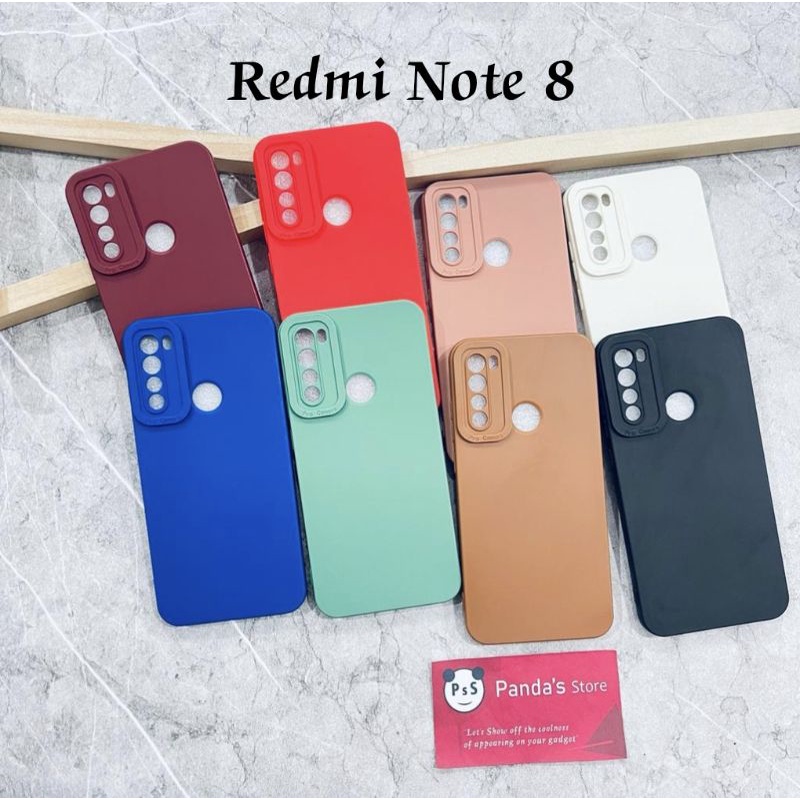 Softcase Pro Camera Redmi Note 8 Candy Case Full Color 3D Silikon TPU