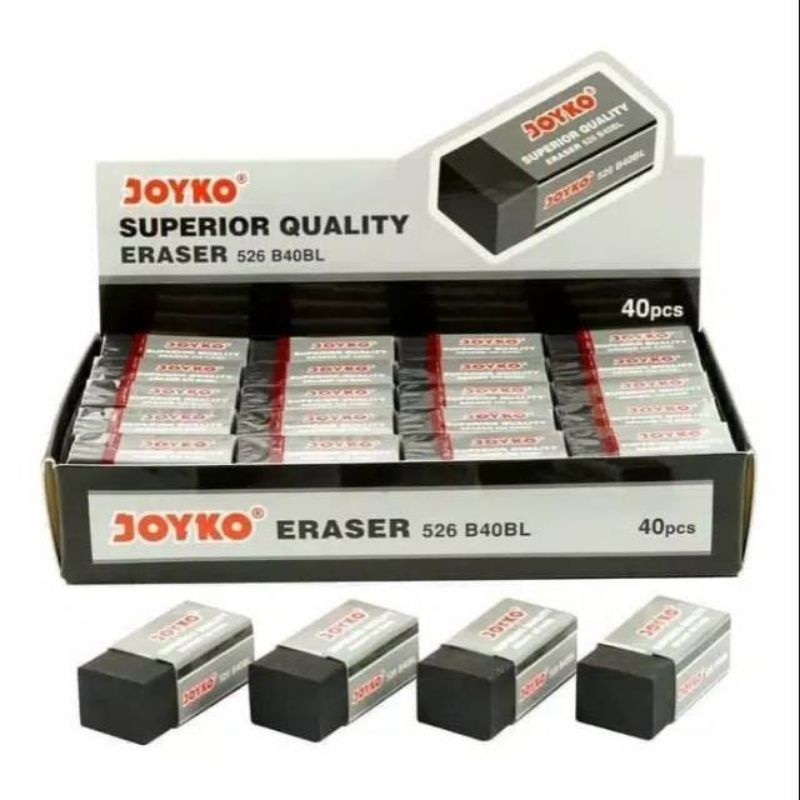 

Penghapus JOYKO Hitam (40pcs)