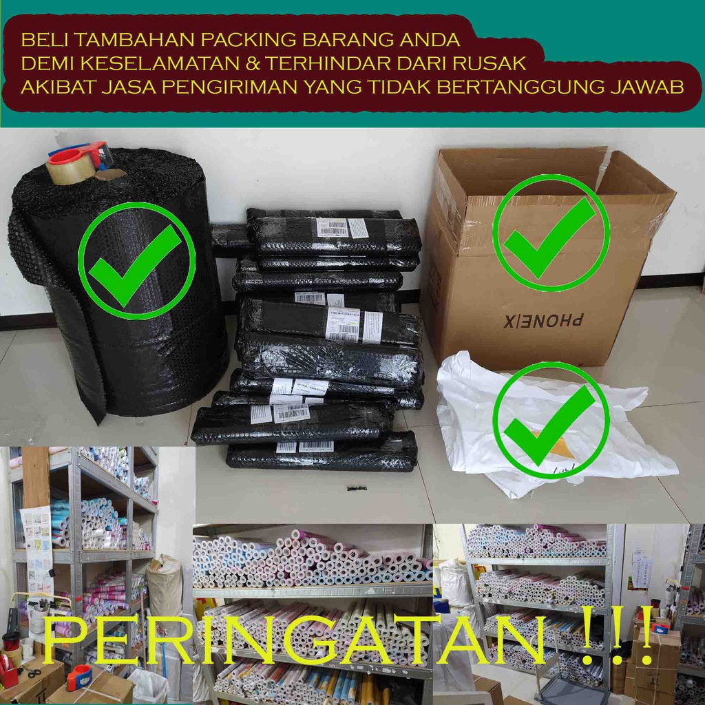 Kardus - Karung - Bubble warp Untuk Tambahan Packing Produk Agar Tidak Rusak Saat Pengiriman