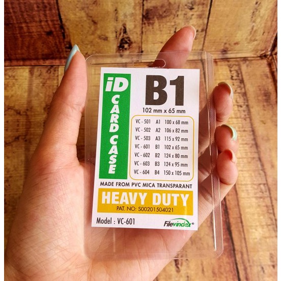 

Name Tag Transparan ukuran id card B1