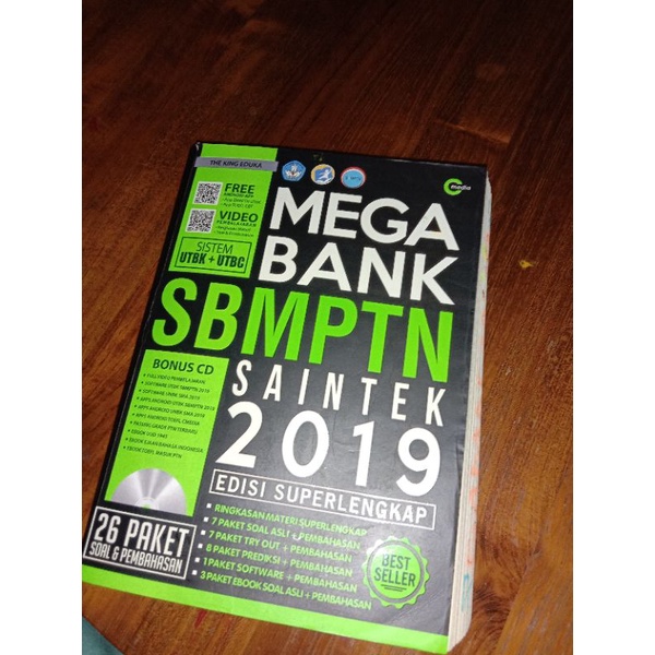 

PRELOVED Buku MEGA BANK SBMPTN SAINTEK 2019