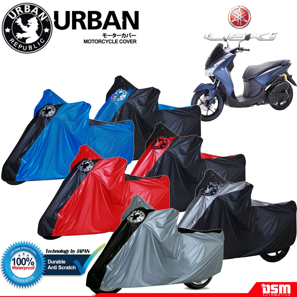 Urban / Cover Motor Yamaha Lexi 100% Waterproof / Aksesoris Motor Lexi  / DSM