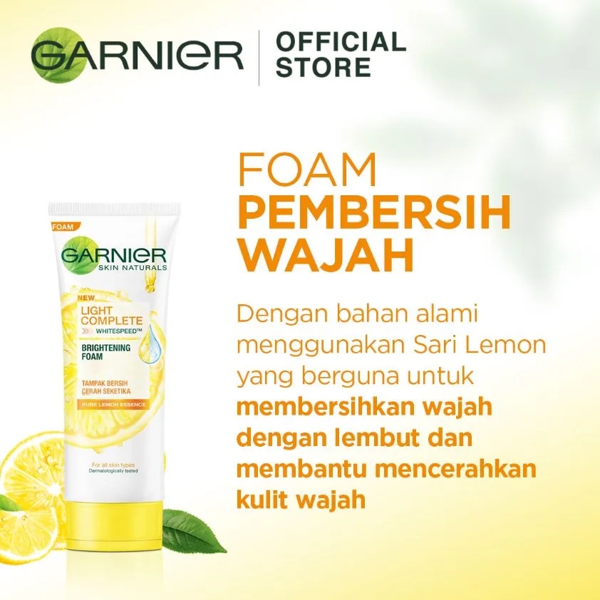 GARNIER LIGHT COMPLETE BRIGHTENING FOAM 50 ML