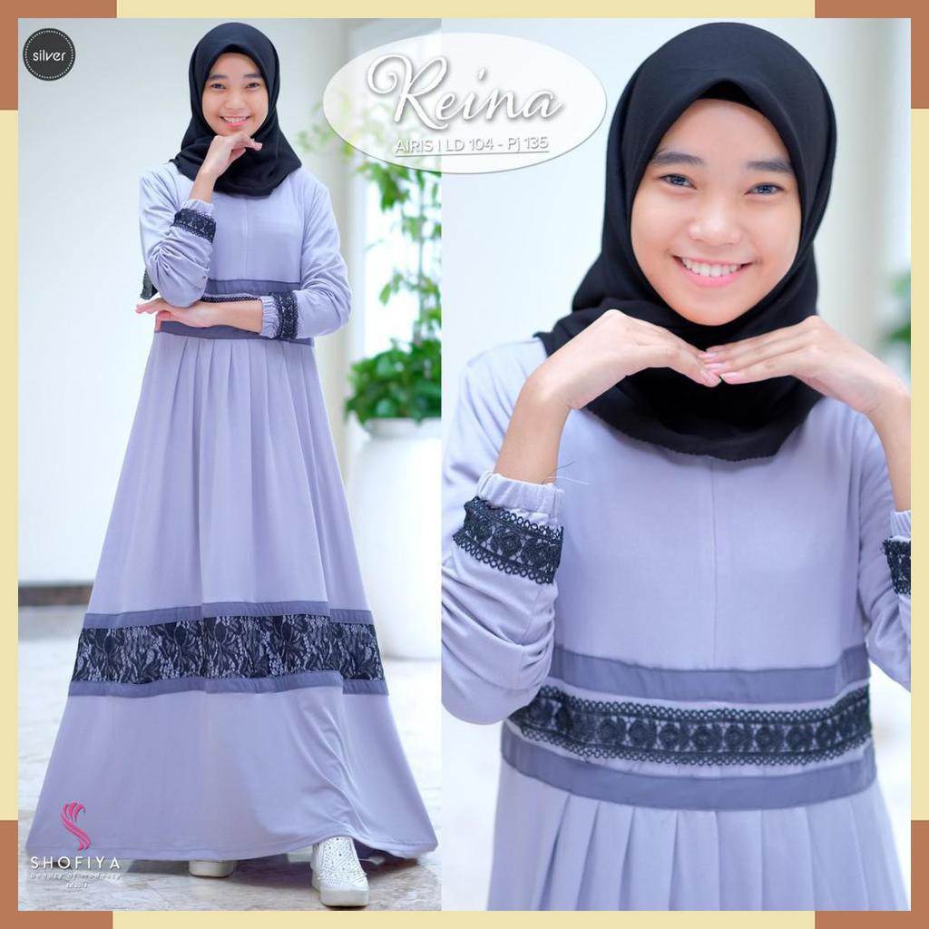 DRESS GAMIS FASHION MUSLIM WANITA. BY SHOFIYA