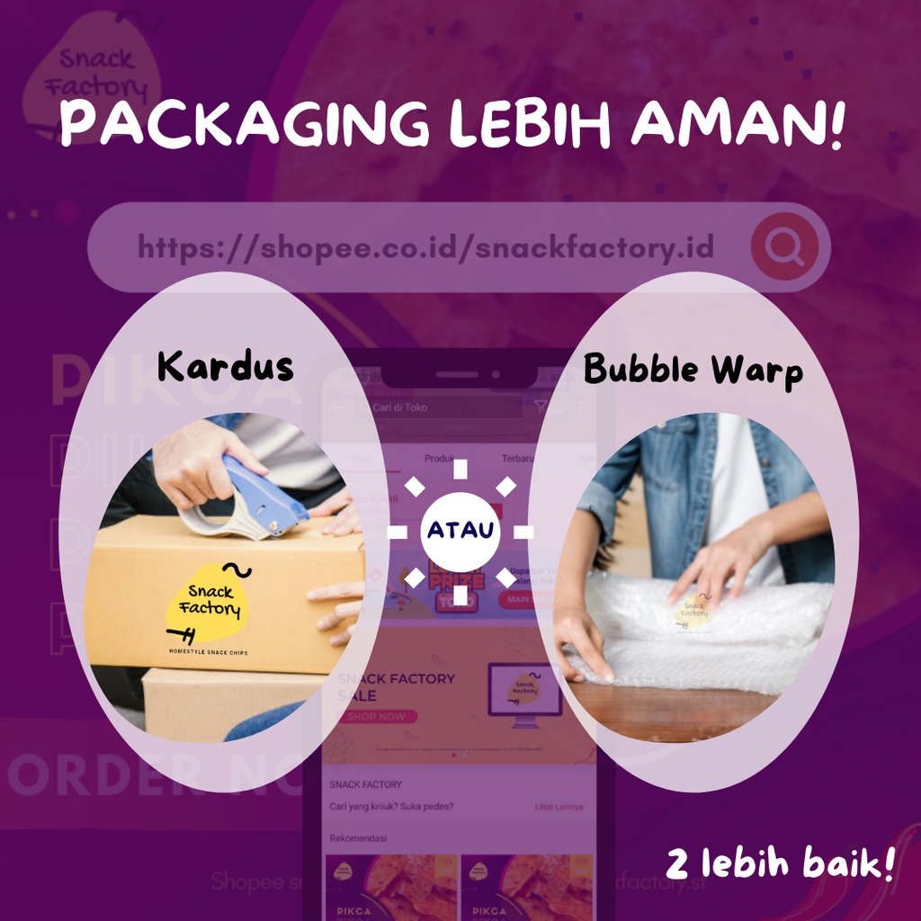 

EXTRA Packaging Kardus dan Packaging Bubble Wrap