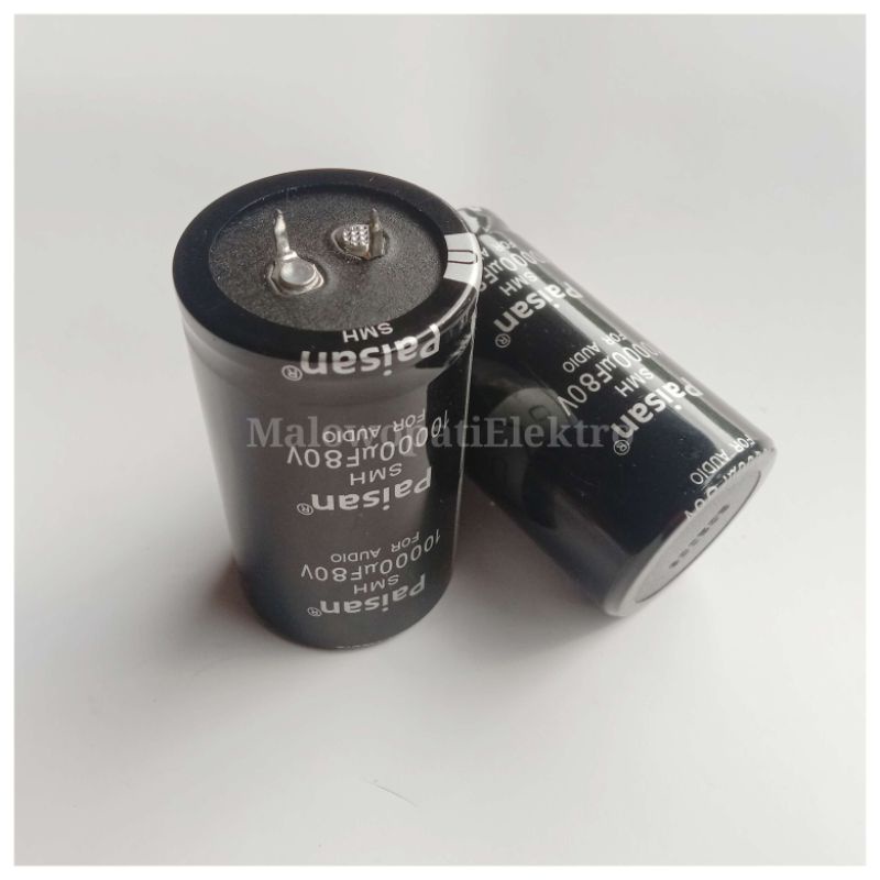 Elco 10000uf 80v Paisan SMH Elko Capacitor DC