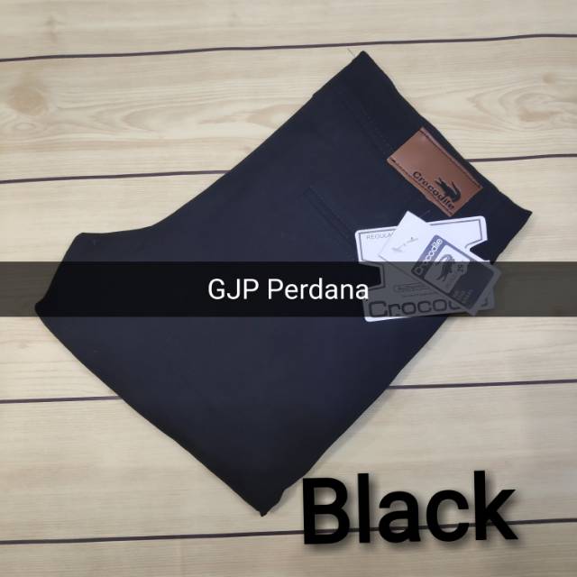 celana kerja kantor hitam pria chinos slimfit bahan melar size 27 - 38