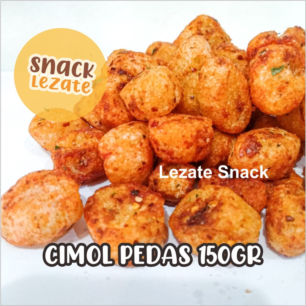 

Cimol Kering Pedas 150gr Murah Gurih Renyah / Cimol Pedas Daun Jeruk Bandung Kripik Cimol Kiloan Lezate Snack