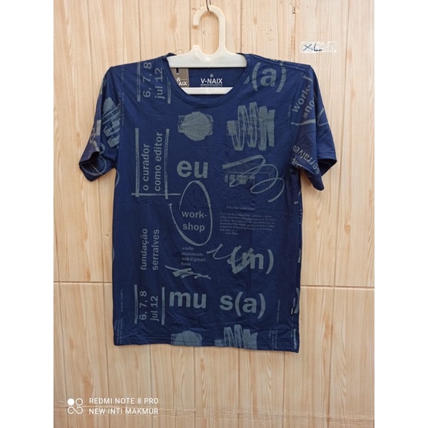 Kaos cwok spandek leher v