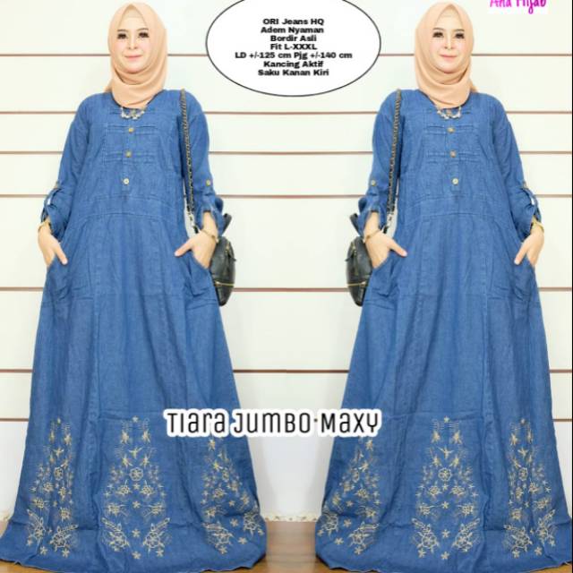 Gamis tiara jumbo maxy