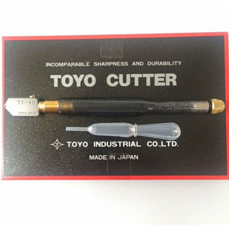 Toyo Glass Cutter TC 90 Original Japan / Pisau Potong Kaca Toyo