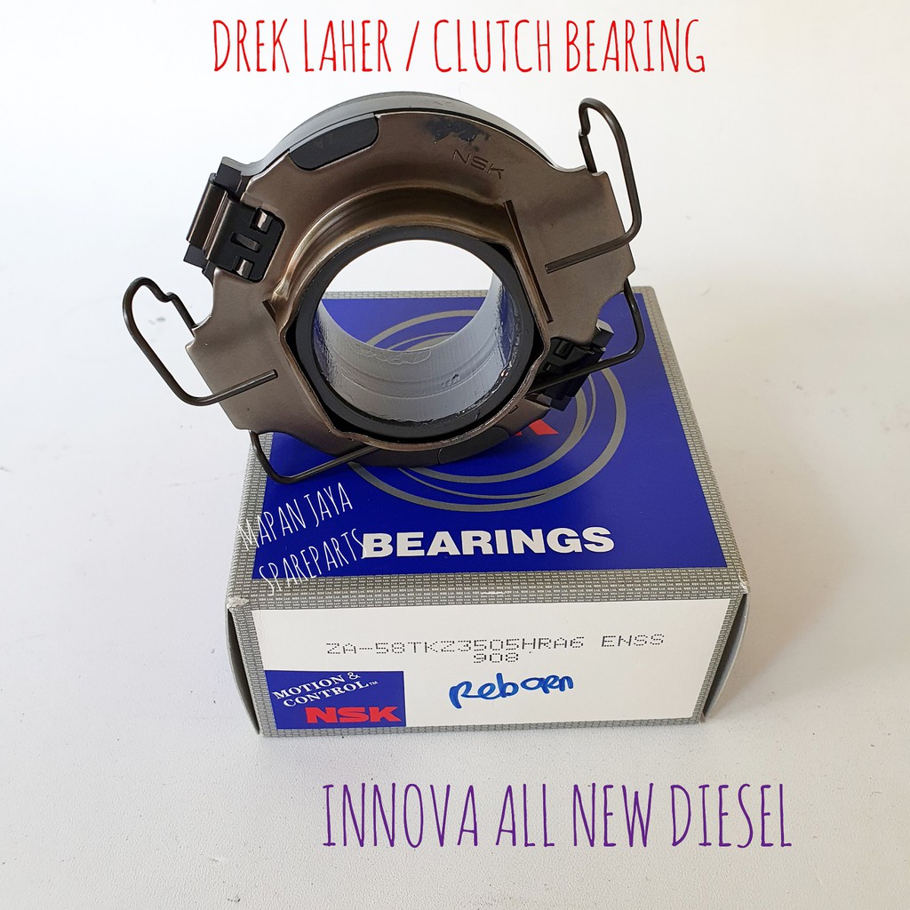 DREK LAHER CLUTCH BEARING DRAG LAKER INNOVA ALL NEW DIESEL NSK ASLI