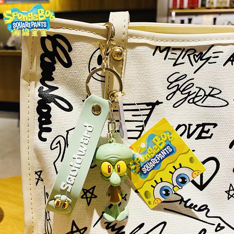 GANTUNGAN KUNCI SPONGEBOB SQUIDWARD PATRICK TUAN KRAB / GANTUNGAN KUNCI SPONGEBOB SQUAREPANTS