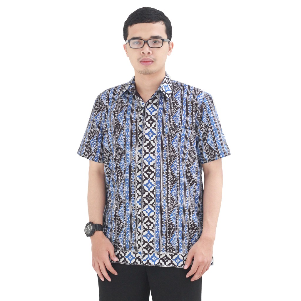 Kemeja Batik Asli Pria Medan - Zallatra M9