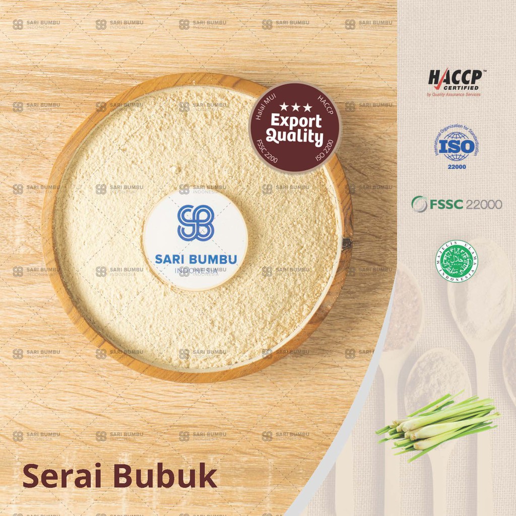 

Serai Bubuk | Lemongrass Powder 250gr Export Quality