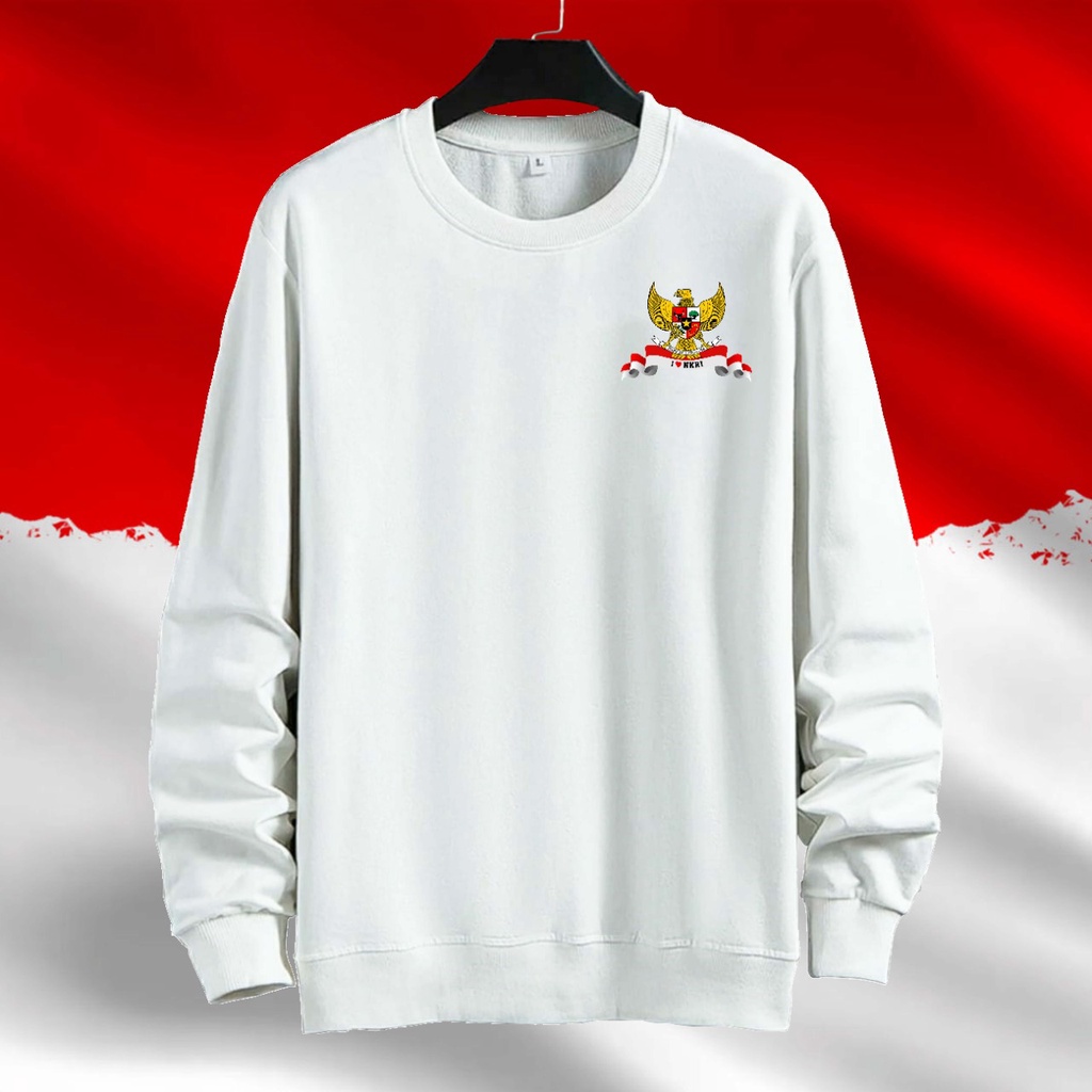 SWEATER UNISEX ( PRIA DAN WANITA ) SWEATER JUMBO, LOGO GARUDA NKRI