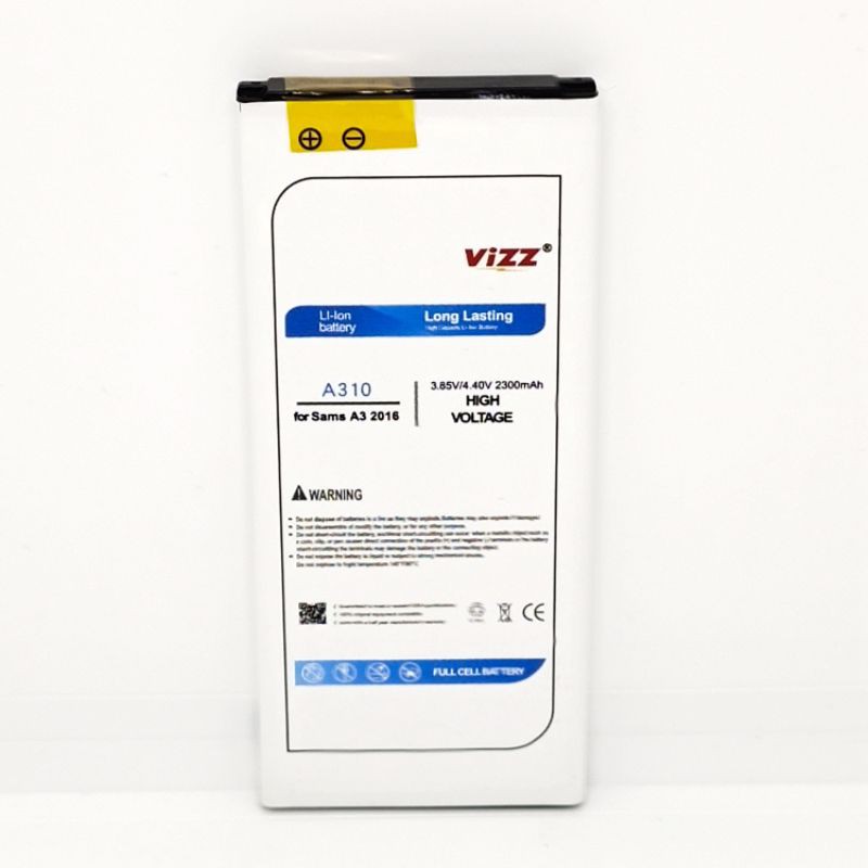 Baterai Batre Vizz Samsung Galaxy A3 2016 / A310 Original Vizz