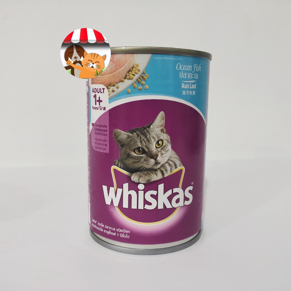 Whiskas Kaleng Ocean Fish 400gr - Makanan Kucing