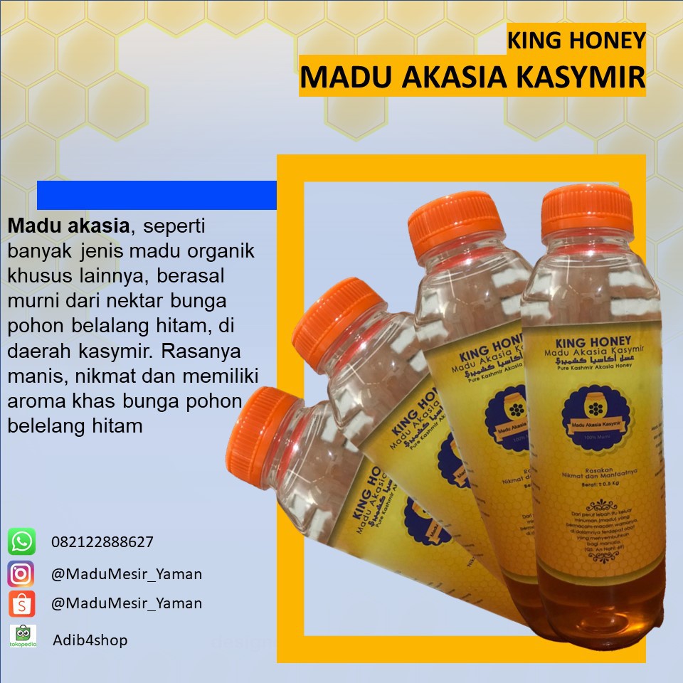 

Madu Akasia Kasymir kemasan 1 kg