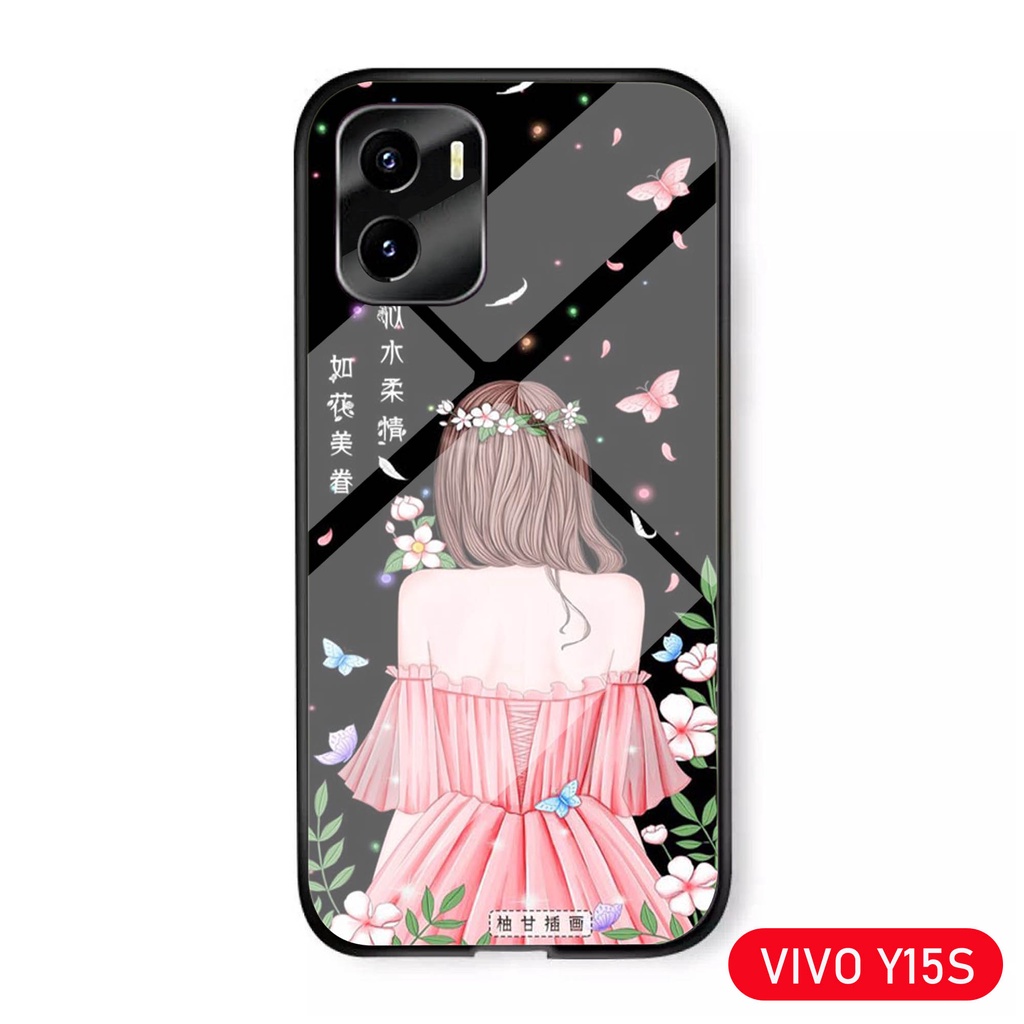 [H04] Softcase Kaca VIVO Y15S- Casing Hp VIVO Y15S  - Case Hp VIVO Y15S - Softcase Vivo Y15S