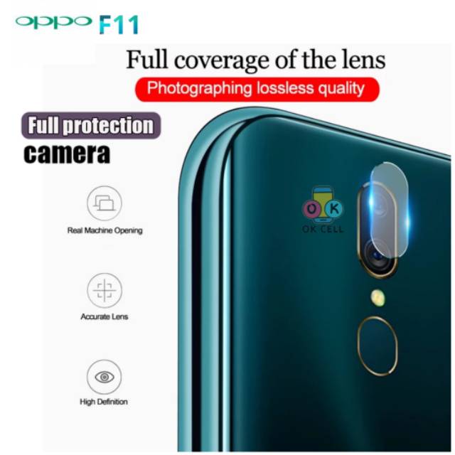 OPPO F11 Tempered Glass Camera Lens TG Anti Gores Kaca kamera belakang protector Premium