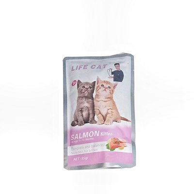 Makanan Kucing Basah Wet Food Life Cat Pouch 85 Gram