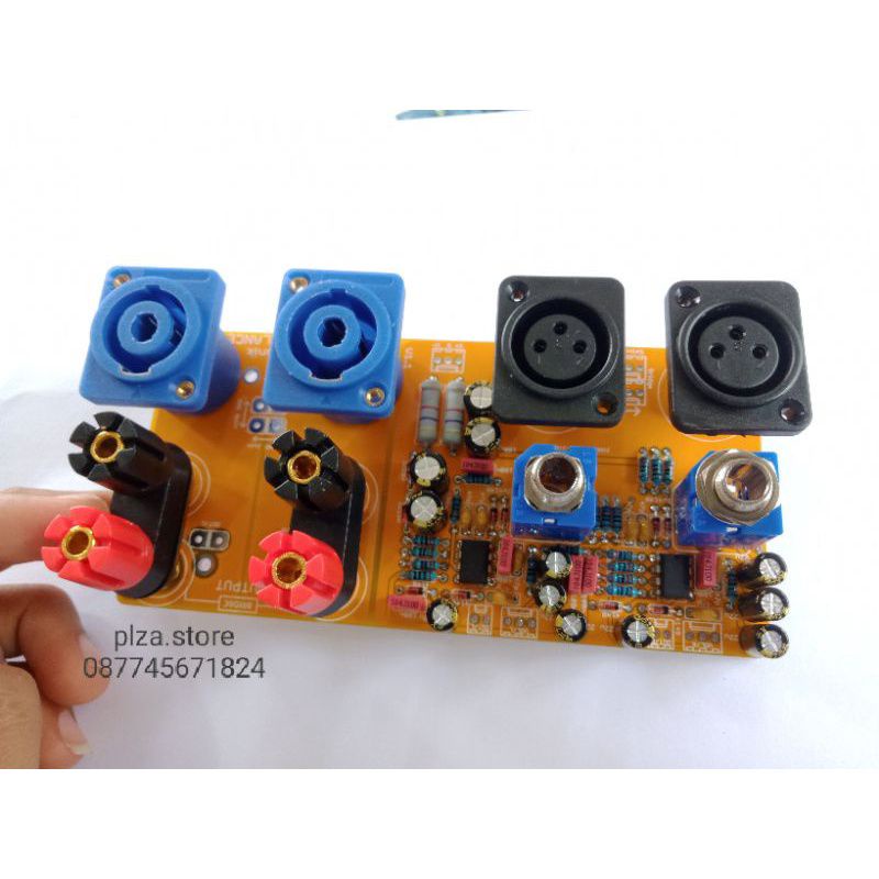 Kit Panel belakang power amplifier Ca5 Ca10 Ca20 Ca30 input balance power Ca