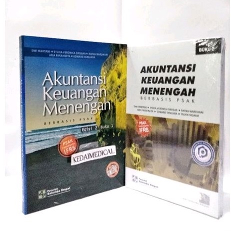 PAKET AKUNTANSI KEUANGAN MENENGAH BERBASIS PSAK DWI MARTANI JILID 1&amp;2 TERMURAH