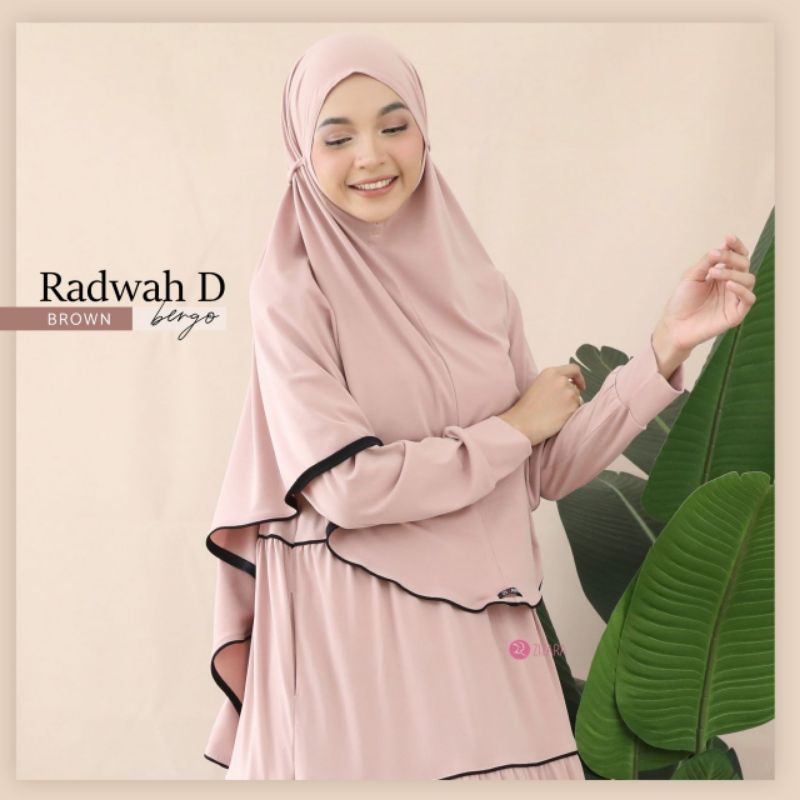Zizara Radwah D Bergo Bahan Jersey Ity Crepe