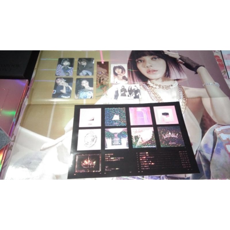 Sharing Blackpink [4+1] The Album Photobook Limited Edition LE pc lisa ice cream poster pob ktown