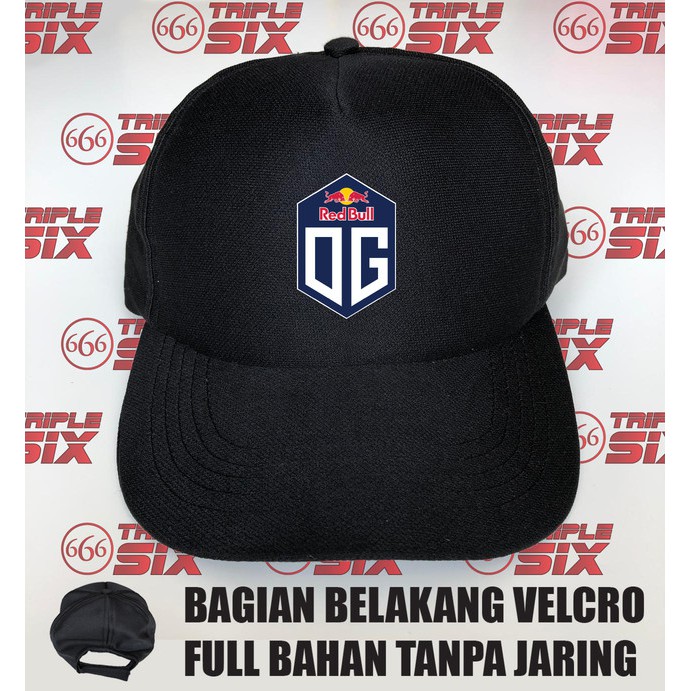 Topi Full Bahan Esports Team OG Redbull