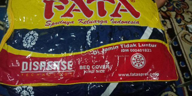 Fata - Bed Cover Set Ibiza Blue King Size 180x200 / Queen Size 160x200