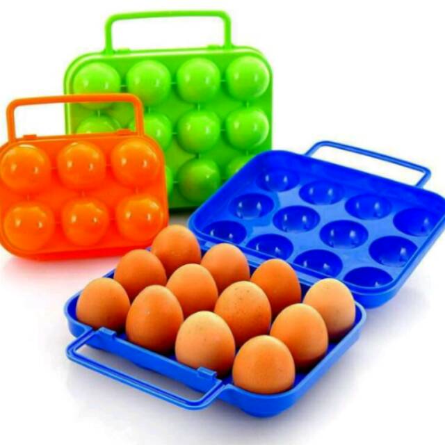 Egg Holder 12 pcs Tempat Telur Isi 12 Butir