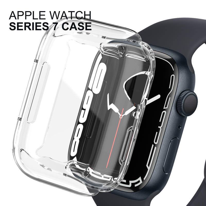 Casing Pelindung Apple Watch Seri 7 41mm 45mm 44mm 40mm 3 42mm / 38mm Bahan Tpu