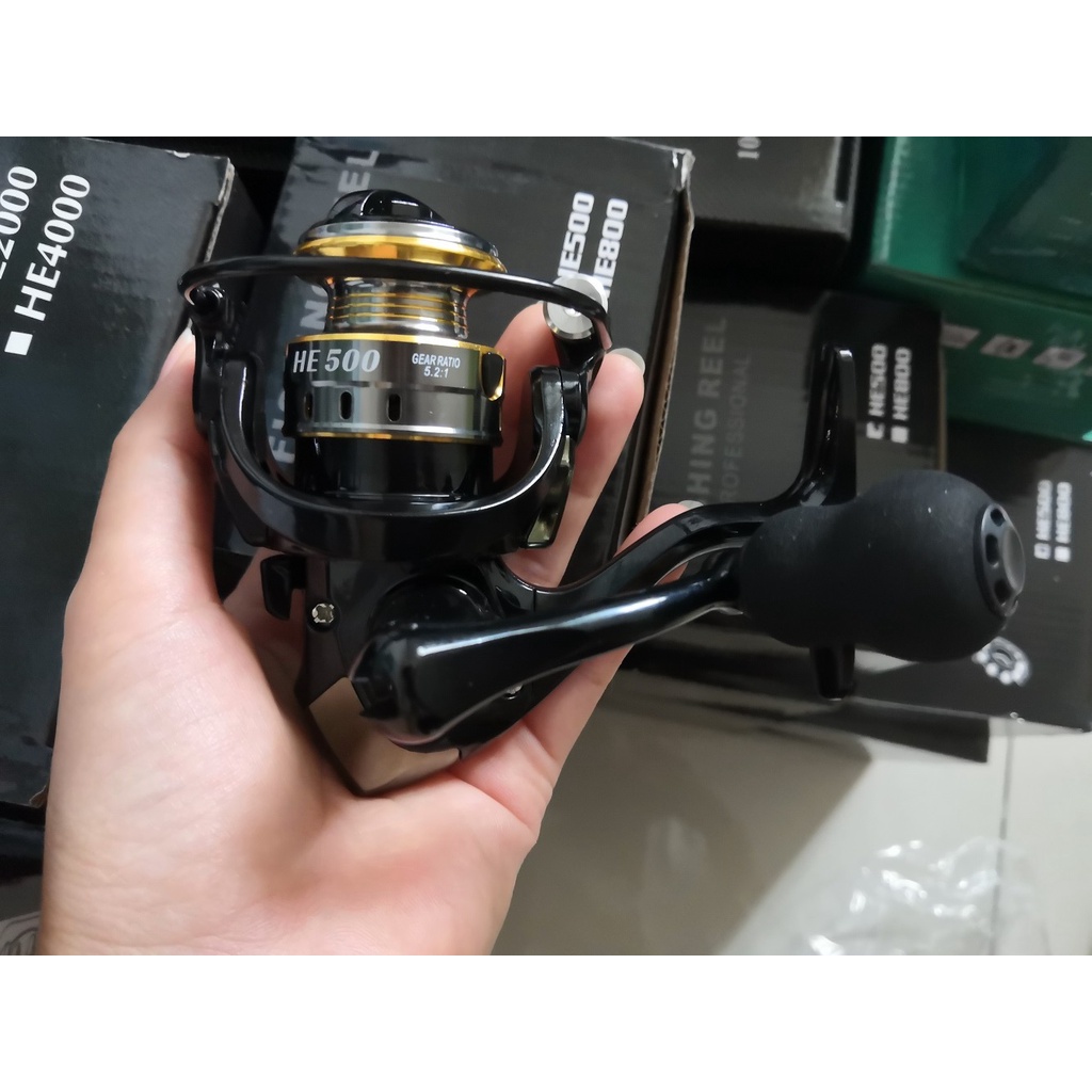 Reel pancing mini 500 murah fishing reel latihan memancing pemula 10kg Max drag anak-anak gulungan pancing, hadiah anak-anak