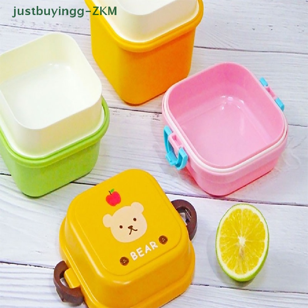 Kotak Makan Siang Bento Bahan Plastik Motif Kartun Untuk Microwave Oven