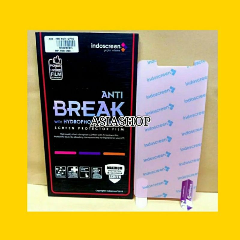 Anti Break Samsung A510 - A520 - J5 Prime - J5 Pro - J3 Pro - Anti Gores TPU - Indoscreen AntiGores Tpu Not Tempered Glass