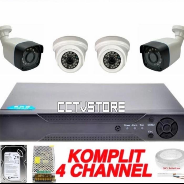 Paket Cctv 4 Kamera 5 Megapixel Paket Cctv 4 Channel 5 Mp