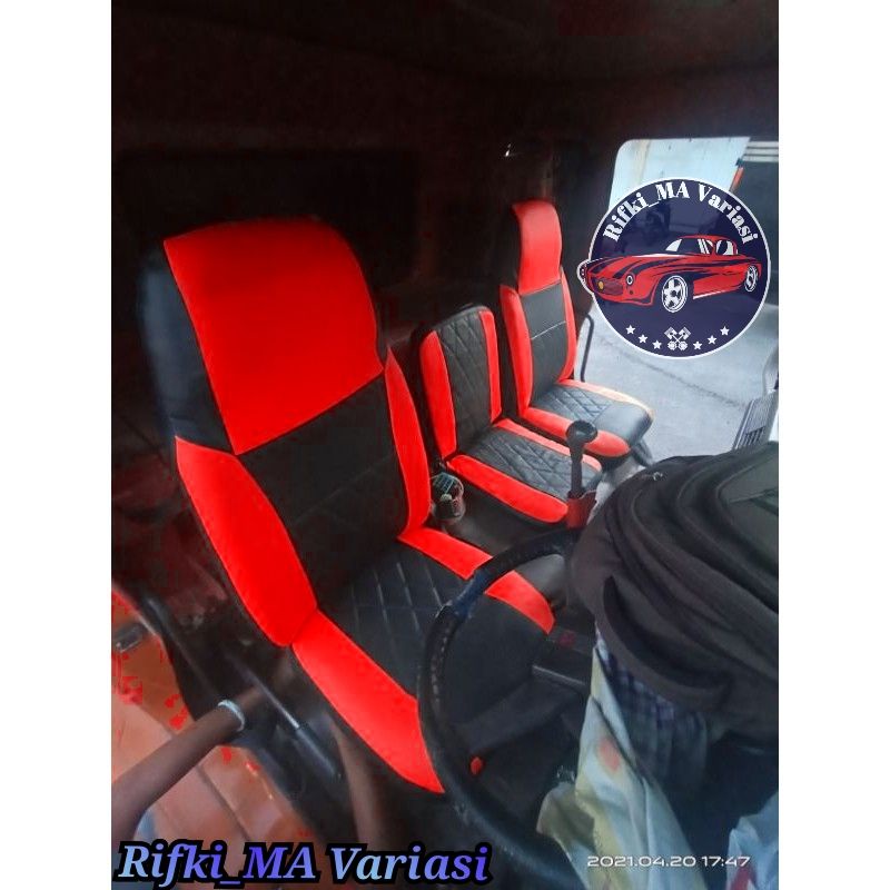 Sarung jok mobil truk Fuso tronton / cover jok mobil Fuso fighter / pelindung jok mobil Truk Fuso fi