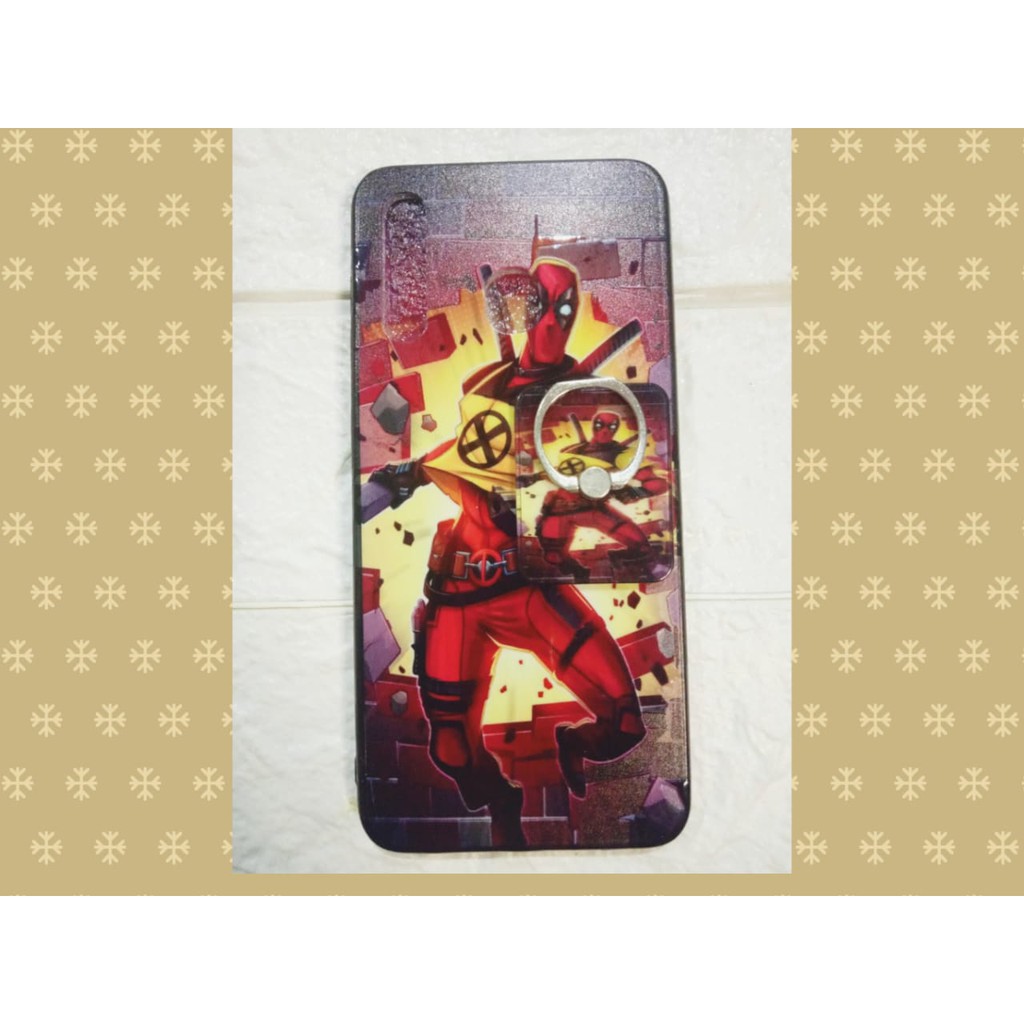 CASE iring SMSUNG GALAXI A30 MOTIF ROBOT SEPIDERMAN IRON MAN THOR