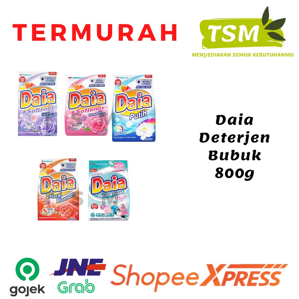 Daia Deterjen Bubuk 800gr