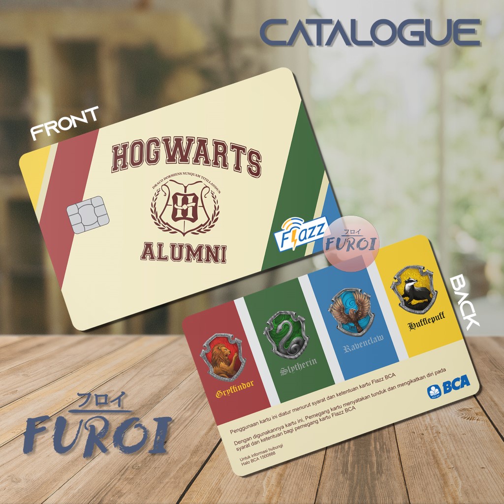 Custom Flazz BCA | Custom Emoney Mandiri | Hogwarts Alumni