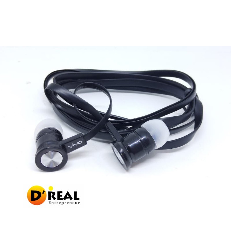 Vivo Headset Extra Bass Karet Wired Earphone